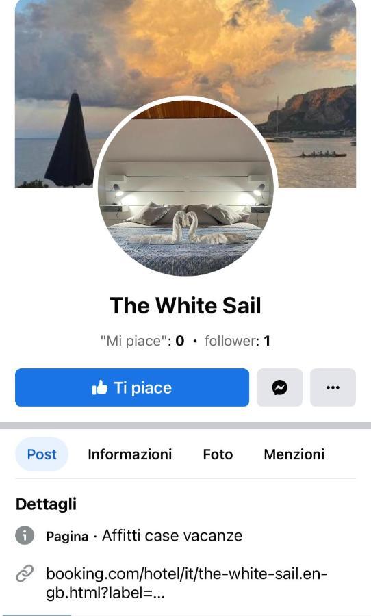 The White Sail - Mondello Apartment With Terrace - Casa Di Vincenzo E Andrea 외부 사진